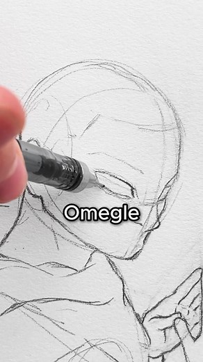 I Tried Drawing STRANGERS! 🫣✍🏻 (full vid on my yt channel!!!) #artchallenge #drawing #portraitsketch #portraitdrawing #draw