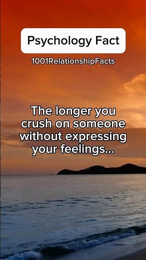The longer you crush on someone… | Crush Facts | #psychologyfacts #lovefacts #crushfacts #facts