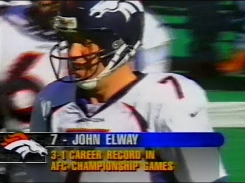 1998-01-11 AFC Championship Game Denver Broncos vs Pittsburgh Steelers