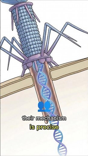 The Deadliest Virus on Earth 🧬 Bacteriophage #science #biology