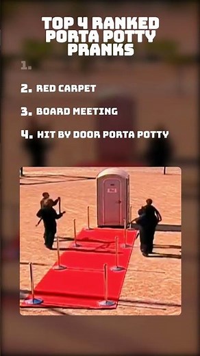 🚽 Top 4 Porta Potty Pranks of All Time! 😂💩 | Funniest Bathroom Fails Caught on Camera!