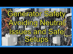 Generator Safety Avoiding Neutral Issues and Safe Setups