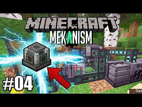 INSANE POWER! GAS-BURNING GENERATOR! Surviving with Mekanism Minecraft 1.16