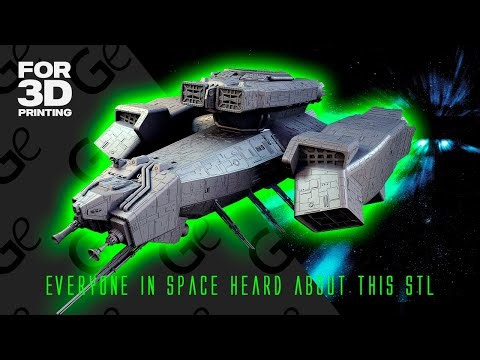 Nostromo 3D Printing Model | Make Game Real