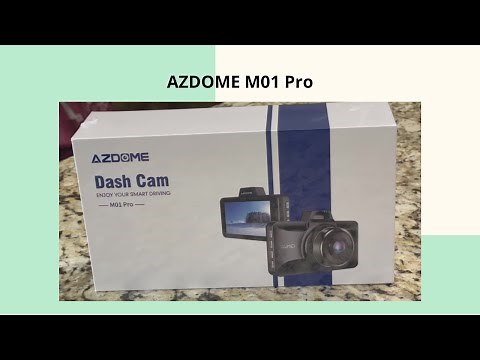 Azdome M01 Pro- Dash Cam - Open and Install
