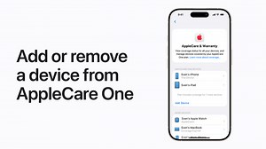 Add or remove a device from your AppleCare One plan - Apple Support