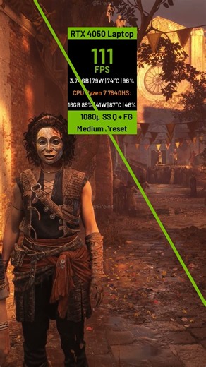 Resonance: A Plague Tale Legacy VS RTX 4050 Laptop GPU Test + 16GB RAM + Ryzen 7 7840HS