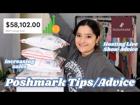 How to Run a Successful Poshmark Closet | Hosting Live Show Advice | Ship with me #workfromhome