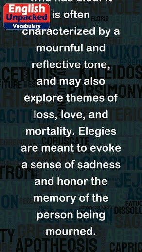 Elegy