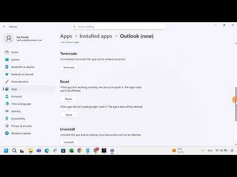 How to reset new outlook on windows 11 to restore it to the default state
