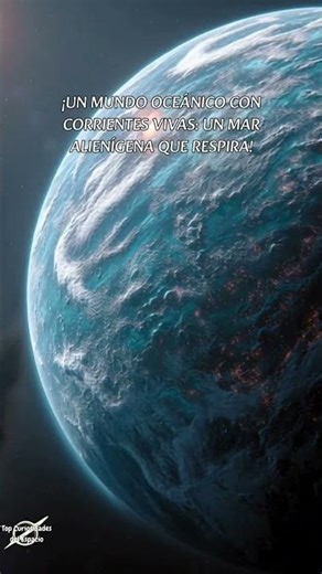 UN MUNDO OCEÁNICO CON CORRIENTES VIVAS: UN MAR ALIENÍGENA QUE RESPIRA