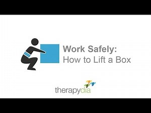 Work Safely: How to Lift a Box