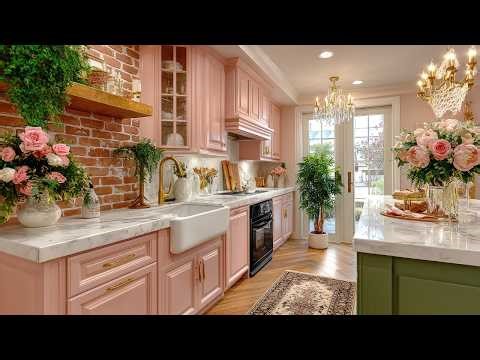 From Cramped to Charming: Small French Farmhouse Pink Kitchen Makeover That Feels Pure Luxury