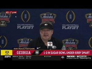 Kirby Smart, Georgia Sugar Bowl Postgame PRESS CONFERENCE vs. Ole Miss | I LOST THE GAME