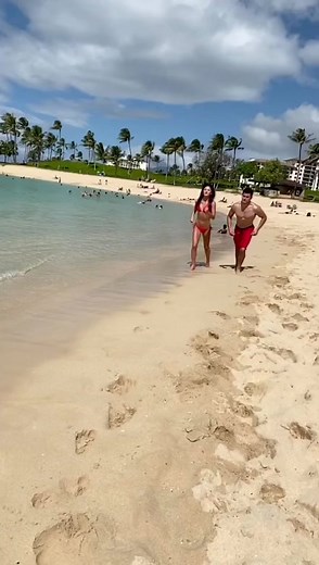 Baywatch Takes Hawaii: Running on the Beach with The Rock and Zac Efron