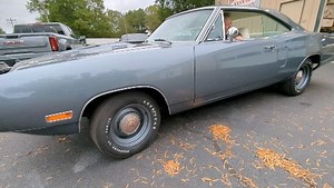New owner test driving this Winchester Gray 1970 Dodge Super Bee 440 six pack four speed built October of '69 with the 999 paint code. | Hodge Restorations