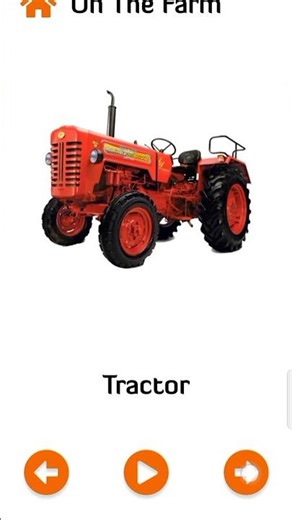 # kid's learning farming words