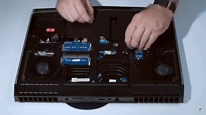 外星人17R4 15R3笔记本电脑更换键盘拆装教程 拆装视频