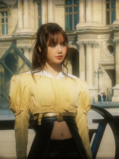 Lisa Is Gorgeous 🥰❤️ | #lisa #lalisa #lalisamanoban #blackpink #edit Lisa at paris fashion week show louis vuitton