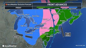 Chilly blusters, snow showers to follow Friday potent northeast rainstorm