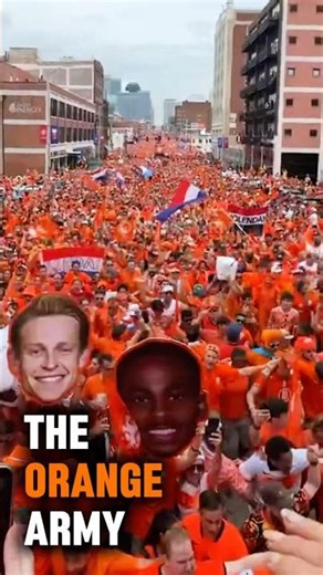 Netherlands Fans Turn the Streets Orange 🇳🇱 | The Orange Army at the FIFA World Cup