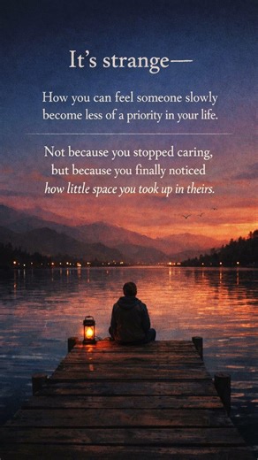 Sometimes people don’t walk away—you just slowly disappear from their world