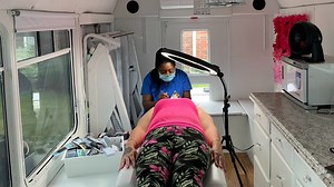 Licensed esthetician takes her business on the road in mobile beauty spa