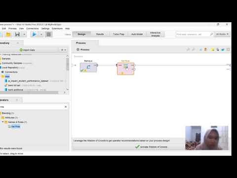 UAS sains data,regresi non-linier menggunkan rapid miner