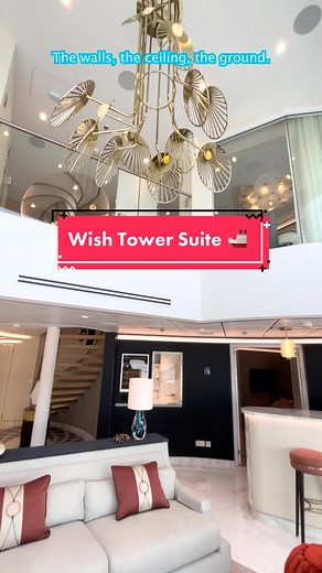 Yes, you heard us. A suite inside a funnel 🚢✨ #Disney #DisneyCruiseLine #DisneyWish #Suite #RoomTour #Moana #DisneyAnimation #Cruise #CruiseShip #CruiseTok