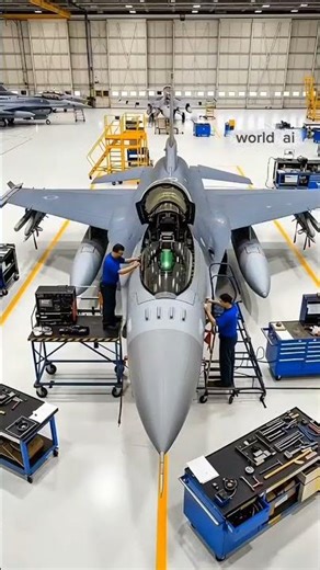 “The F 16 is heading out on a mission #f16 #fighter #aivideo