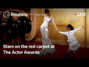 LIVE: Stars on the red carpet at The Actor Awards