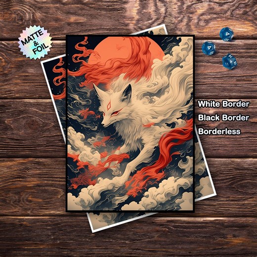 Mtg Card Sleeves, Mtg Sleeves Matte, Fox Spirit Card Sleeves, Top Quality and Detailed Art Card Sleeve, Magic Card Sleeves - Etsy Hong Kong