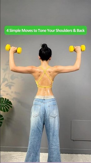 4 Easy Dumbbell Moves to Open Shoulders, Eliminate Dowager's Hump, and Improve Your Back Shape