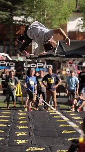 💥slackline frontflip 360💥 #slackspiration #slackline #slacklining #inspiration #motivation #flip