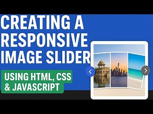 Create a Responsive Image Slider Using HTML, CSS & JavaScript (Beginner-Friendly)