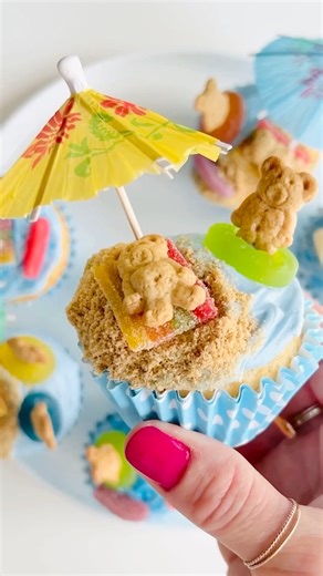 18K views · 125 reactions | Teddy Bear Cupcakes 療 recipe  | Hello, Yummy | Facebook