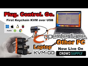 A Ultra-Compact KVM for Local Control over USB | Openterface KVM-GO | TechxArtisan