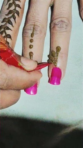 Finger mehndi design back hand | finger mehndi design simple | mehndi ka design | mehndi design