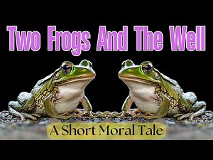 TWO FROGS AND THE WELL | A Moral Story for Kids and Children @shortmoraltales