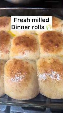 Soft Fresh Milled Dinner Rolls Double Batch🌾