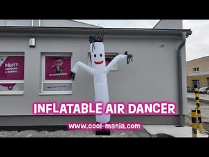 👻 White Inflatable Air Dancer – Fun Wacky Waving Tube Man for Any Event! 💨🎉