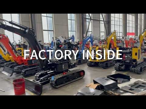 Mini Excavator Factory Tour | How It's Made (Full Process)