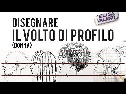 tutorial: how to draw a woman face in profile