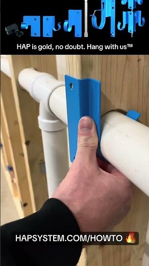 Built to last, no shortcuts. HAP Pipe Hanger #plumbing #holdandprotect