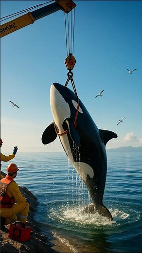 Unbelievable Killer Whale Rescue in Storm | Brave Team vs Nature