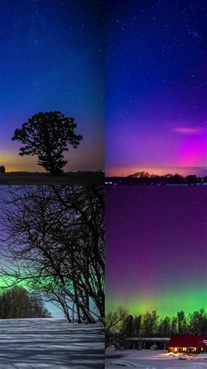 “Aurora Itu Bukan Cuma Cahaya, Tapi Ledakan Matahari’!”🤯 #aurora