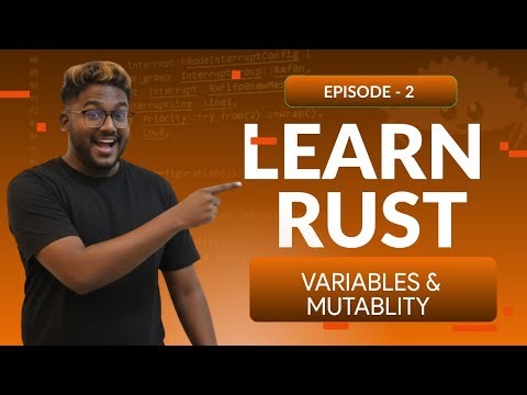 How to use variables in Rust | Rust in four minutes | Sksudharsanan