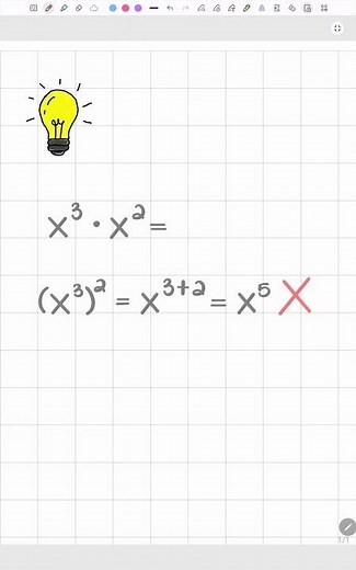 Algebra Mistakes Part 7 | Adding vs. Multiplying Exponents | Math Bits