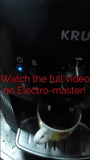 How to fix Krups Coffee Machine FPB145000P– Troubleshooting