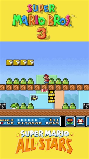 Super Mario Bros 3 Turtle Shell vs Bullet Bill 1UP Trick #supermariobros #nintendo #smb3 #gaming